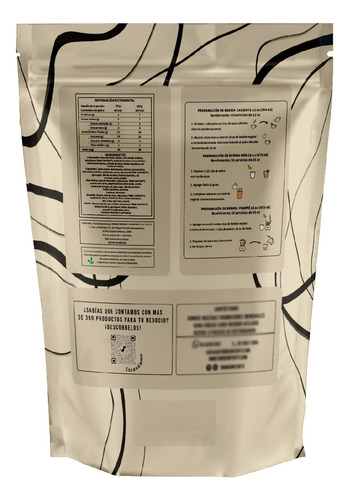 Té Matcha Coco Sin Azúcar Deslactosado 1kg Base Vegetal Coco