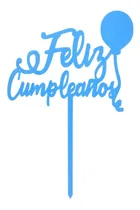 Comprar Topper Adorno Cartel Pincho Torta Feliz Cumpleaños Cake