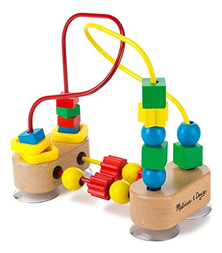 Melissa & Doug First Bead Maze - Juguete Educativo De Madera