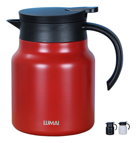 Garrafa Térmica Lumai Instambul 1l Inox Longa Durabilidade Abertura Com 1 Click Para Café Chá Agua Leite Suco