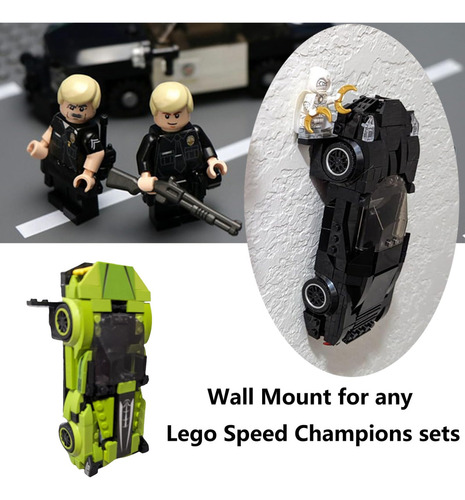 Soporte De Pared Para Lego Speed Champions Sets Teyouyi, 24a