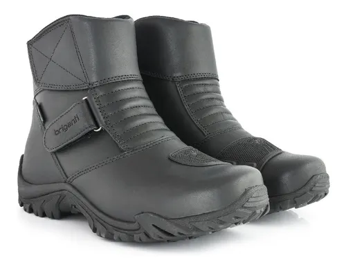 Bota Cuero Hombre Moto Motociclista Briganti Botas Hcbo00957