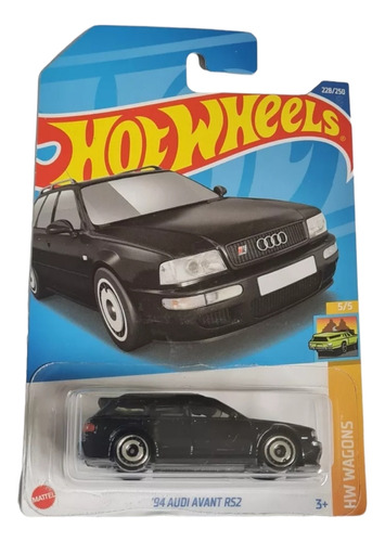 Hot Wheels N° 228 '94 Audi Avant Rs2 5/5 Hw Wagons - Tdc