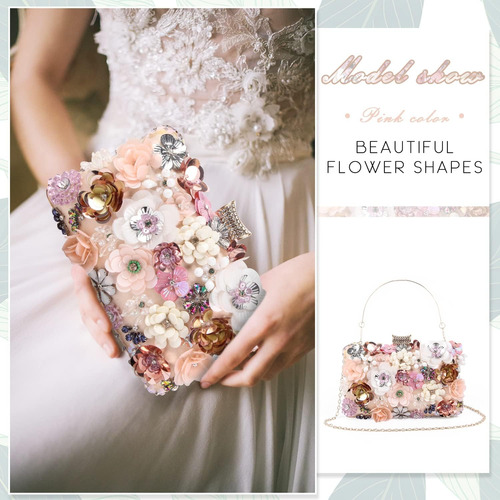 ¡kuang! Bolsos De Noche Con Flores Florales Para Mujer, Bols