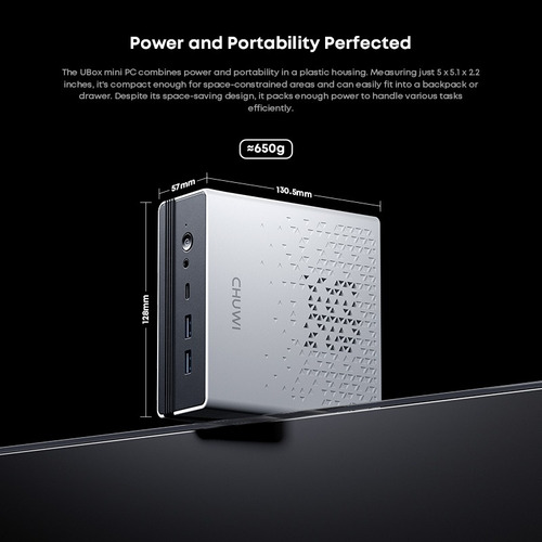Mini Pc Chuwi Ubox Amd R5 6600h 16gb 512gb Ssd Windows11 Pro