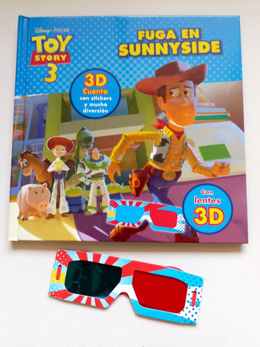 Libro Toy Story 3 Con  Lentes 3d