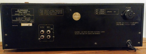 Deck Pioneer Ctf-600 (Usado)