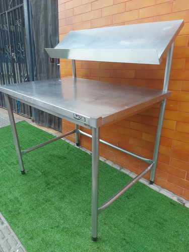 Mesa Industrial Inox Prateleira Macom (Usado)