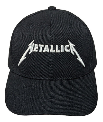 Gorra Curva Bordada Metallica