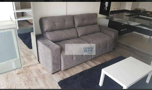 Imagem 4 de 15 de Studio Mobiliado Próximo Ao Shopping Morumbi - Ap4957