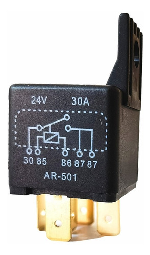 Relay 5 Patas 24v 30a 50124