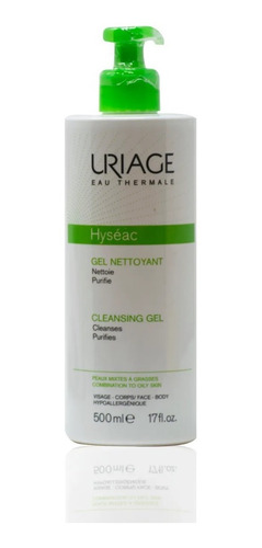 Hyséac Gel Uriage Nettoyant Limpiador Purificante X 500 Ml