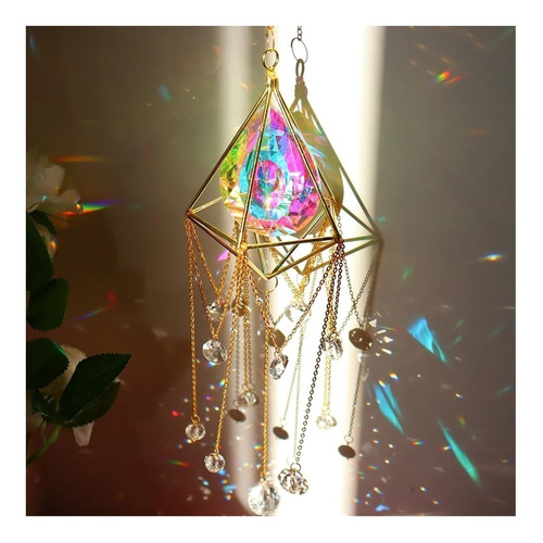 Grande Prisma De Luz - Atrapasol 3 / Suncatcher / Colgante