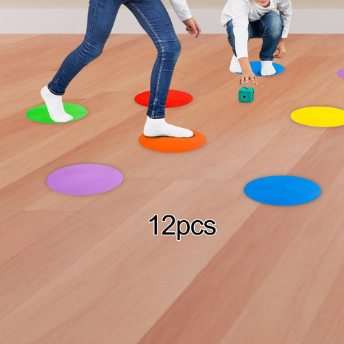 Spots Markers Flat Discs Colored Flat Cones For Soccer 12pcs