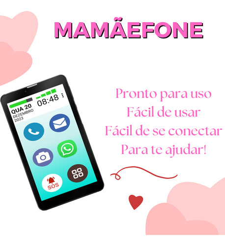 Tablet Mamãefone 32gb 4g Tela Grande 10.1 Faz Ligação