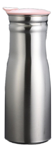 Jarra De Agua De Acero Inoxidable De Montaje Ancho Tapa Rosa