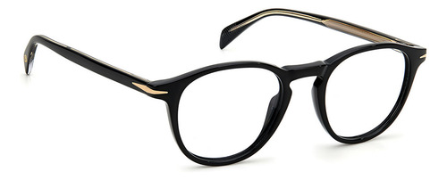 Óculos De Grau David Beckham Db1018 807-49 Cor Preto Tamanho 49