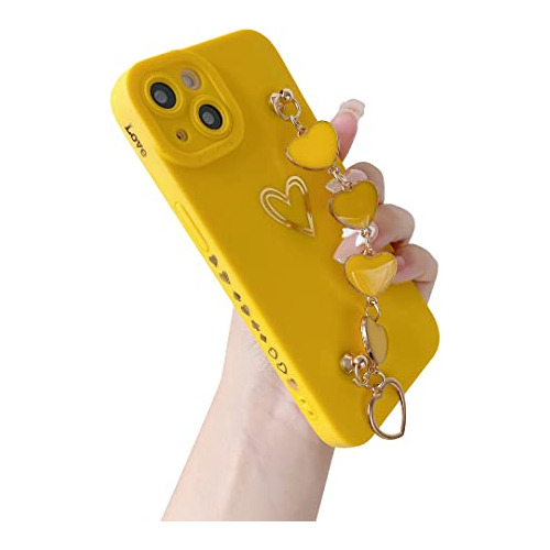 Funda Brazalete Para iPhone 7/8 Plus Amarillo Suave