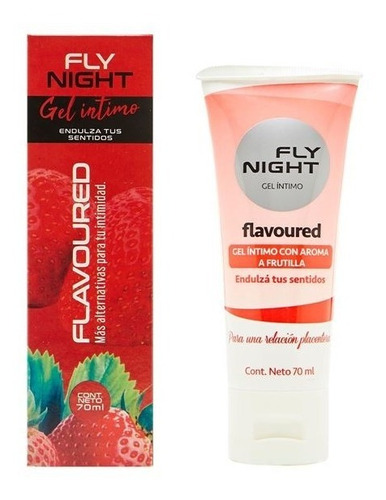 Gel Intimo Sabor Frutilla Flavoured 70ml Fly Night