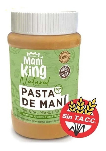 Pasta De Mani Natural Mani King X 485grs