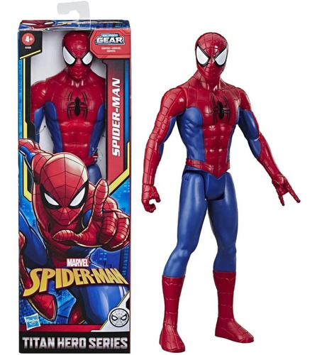 Muñeco Spider Man Hombre Araña 30 Cm Titan Marvel Hasbro