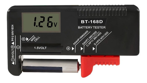 Tester Probador Voltaje Bt-168d Bateria Universal Digital