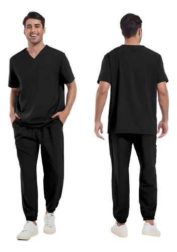 Pijama Quirúrgica Para Hombre Jogger Set Medical Uniforme