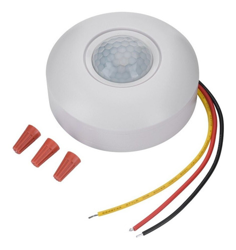 Interruptor De Sensor De Movimiento Pir Infrarrojo 12v, 360°