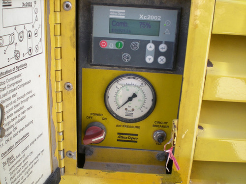 Compresor Atlas Copco 375psi Motor John Deere 2012 Recien Im