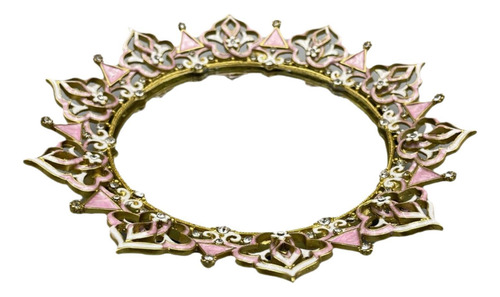 Bandeja De Tocador Con Espejo De Metal, Soporte De Anillo,