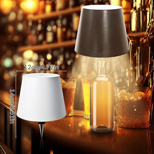 Lámpara Inalámbrica Para Botella De Vino, 3 Luces