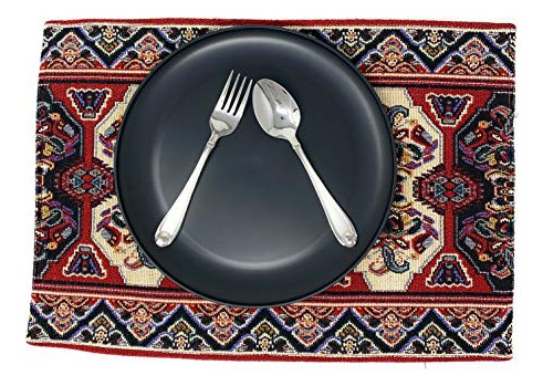 Juego De 4 Manteles Individuales Para Mesa De Comedor De Ki