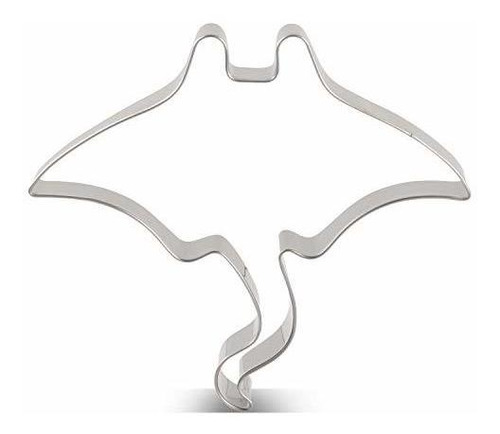 Liliao Manta Cookie Cutter - 4.5 X 4.5 Inches - Stainless St