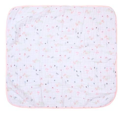 Toalha De Banho Infantil Bebê Soft Capuz Fralda Algodão Cor Flores No Jardim