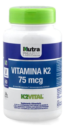 Vitamina K2 - 75 Mcg 