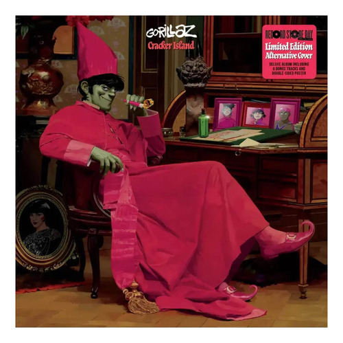 Gorillaz - Cracker Island (rsd). Vinilo Doble. Rosa/magenta