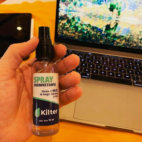Spray Desinfectante 70 Ml. Elimina El 99.9% Virus.