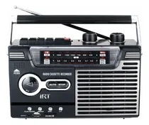 Comprar Radio Cassette Irt Bluetooth\u002Ffm\u002Fusb\u002Fsd\u002Fvintage Color Negro