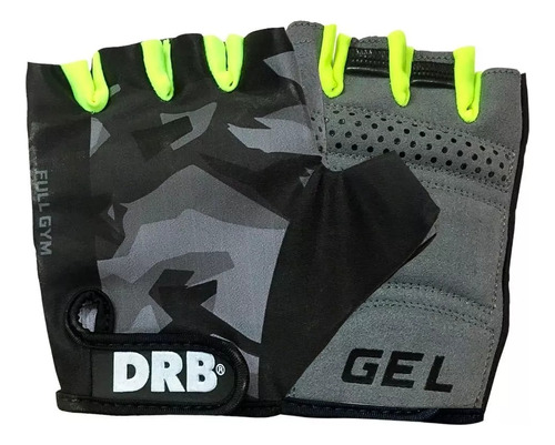 Guantes Drb Full Gym Pesas Fitness Ciclismo Funcional