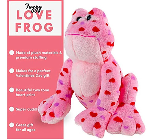 Big Mos Toys Love Frog - Felpa Del Dia De San Valentin Ros