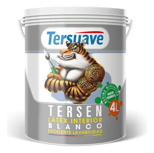 Tersuave Tersen Latex Int Mate Blanco X 4 Lt