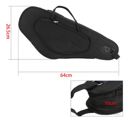 Práctico Saxofón Alto Soft Sax Bag Case Holder Acolchado