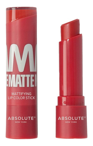 Labial Mattifying Lip Color Stick Anise Color Rojo