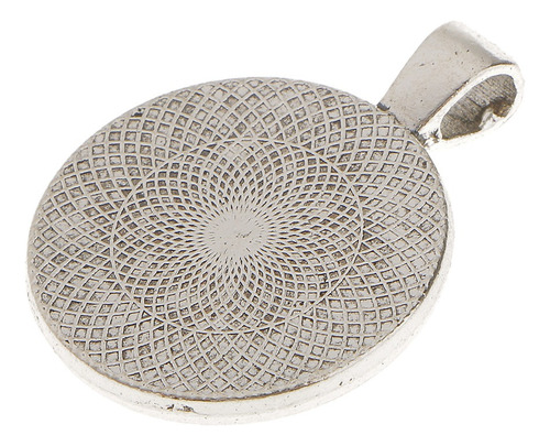 100pcs 25mm Base De Aleación Redonda Ajuste Del Camafeo