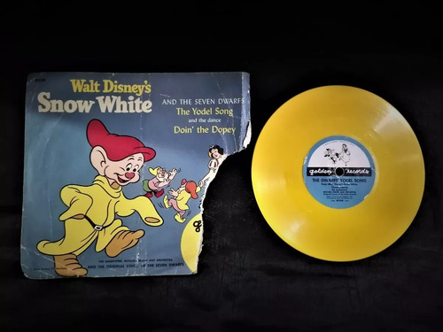 Blanca Nieves Snow White Walt Disney Lp 45rpm 1951