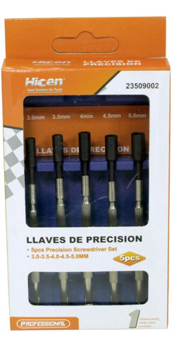 Llave Dado Precision 5pcs Hicen G P