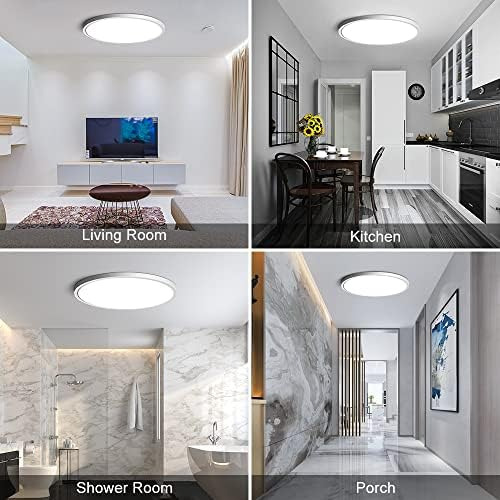Lámpara De Techo Led De Montaje Empotrado, Blanco 5000 K, 12
