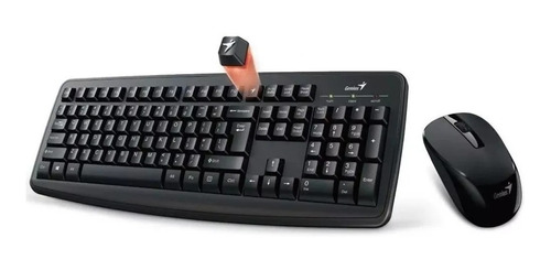 Combo Teclado Y Mouse Smart Km-8100 Inalambrico Tv Genius