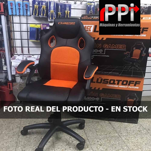 Silla Gamer Lusqtoff Sillon Gaming Play Pc Ruedas Oficina