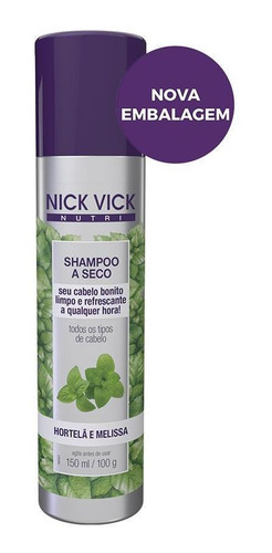 Shampoo A Seco Nick Vick Nutri 150ml